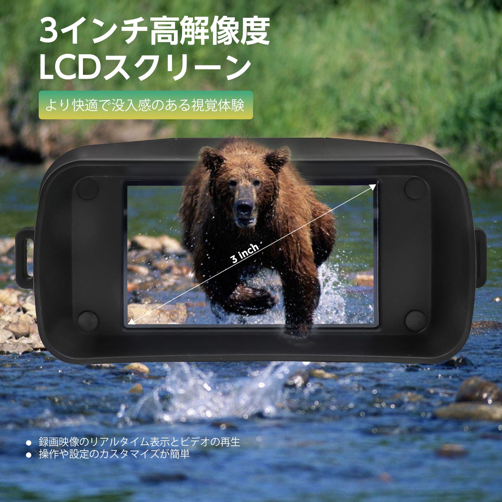 Amazon.co.jp: 暗視スコープ 「2023年新型」4K画質 暗視ゴーグル 3.0